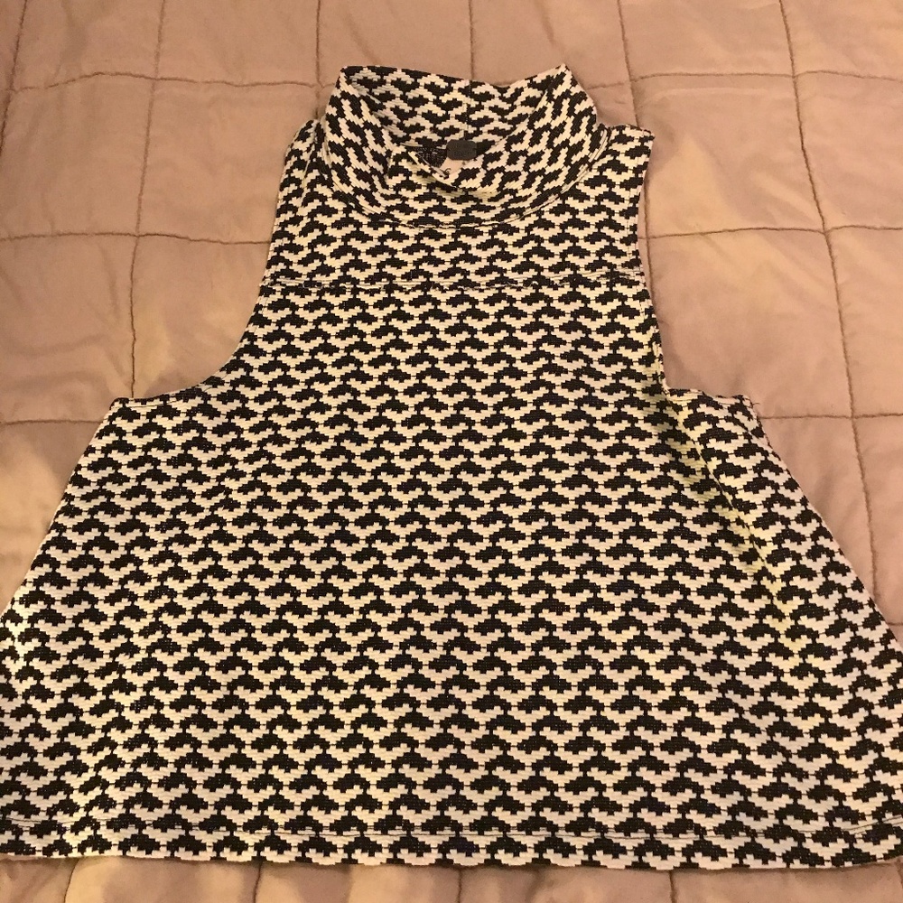 Free People Turtle Neck Sleeveless Top